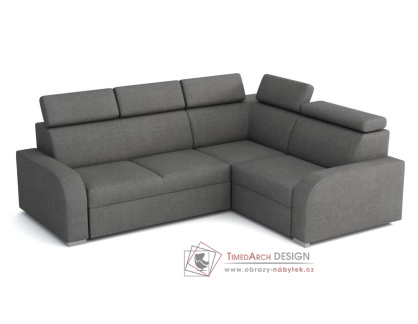 NORWAY, sedací souprava 2F-R-1, látka Crown 18 šedá