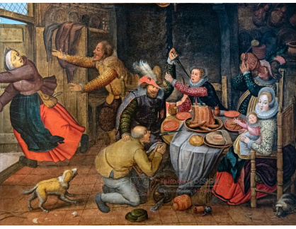A-3741 Pieter Breughel - Scéna z hostince