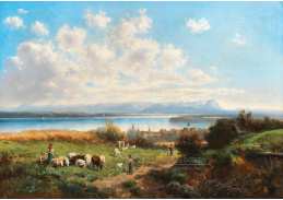 A-5343 Ernst Julius Engelmann - Hry u jezera Chiemsee
