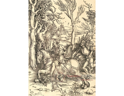 VR12-143 Albrecht Dürer - Rytíř a Landsquenet