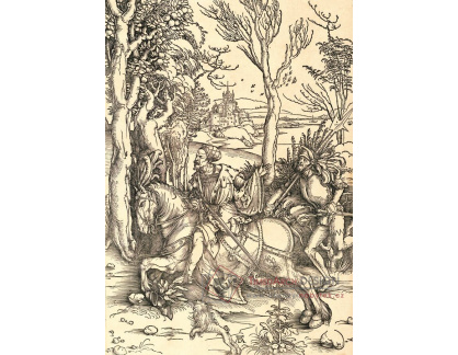 VR12-143 Albrecht Dürer - Rytíř a Landsquenet