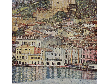 VR3-128 Gustav Klimt - Malcesine u jezera Lago di Garda