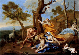 VF218 Nicolas Poussin - Péče o Jupitera