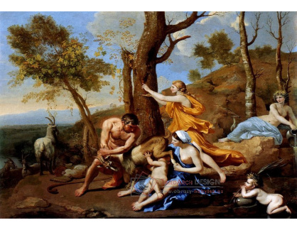 VF218 Nicolas Poussin - Péče o Jupitera