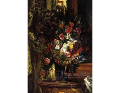 VEF 37 Eugene Ferdinand Victor Delacroix - Zátiší s květinami ve váze