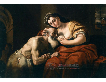 SO XIII-393 Mattia Preti - Caritas Romana