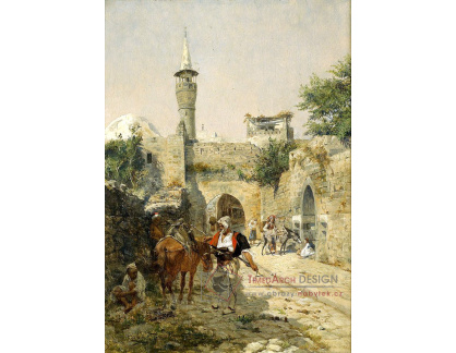 KO V-236 Rudolf Otto Ritter von Ottenfeld - Uliční scéna z Jerusalema