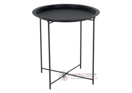 RENDER, příruční stolek s odnímatelým tácem, černá