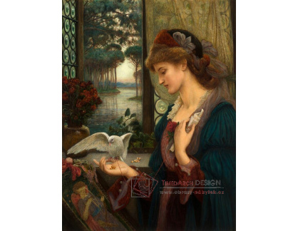 A-5615 Marie Spartali Stillman - Posel lásky