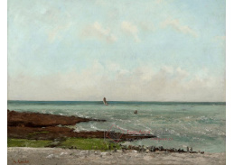 A-6922 Gustave Courbet - Prádleny u odlivu v Étretatu