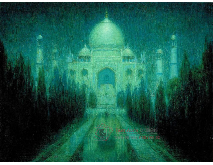 VANG167 Charles W. Bartlett - Taj Mahal v měsíčním světle