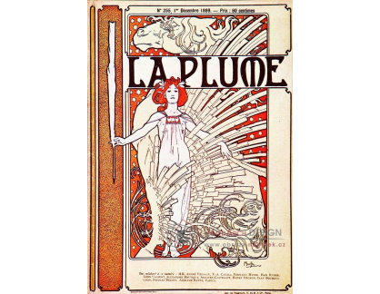 VAM80 Alfons Mucha - La Plume