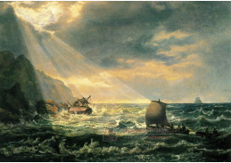 VL67 Johan Christian Claussen Dahl - Lodě u pobřeží Capri