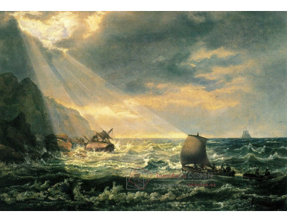 VL67 Johan Christian Claussen Dahl - Lodě u pobřeží Capri