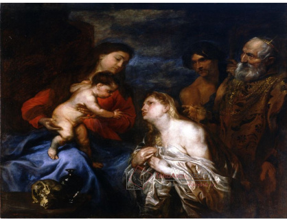 KO III-42 Anton van Dyck - Panna a dítě s litujícími hříšníky