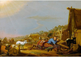 KO IV-71 Jan van Ossenbeeck - Zvěstování pastýřům