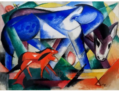 D-8152 Franz Marc - První zvířata