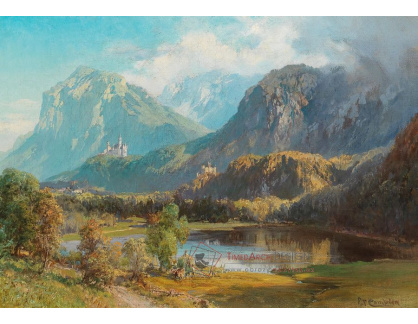 D-8770 Edward Theodor Compton - Pohled na Neuschwanstein