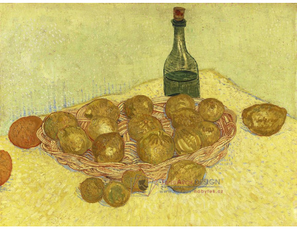 VR2-210 Vincent van Gogh - Zátiší s lahví, citrony a pomerančemi