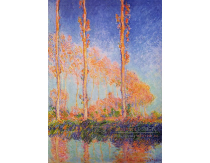VCM 82 Claude Monet - Tři topoly na podzim