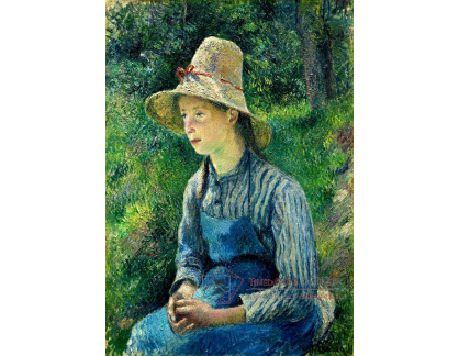 VCP-477 Camille Pissarro - Dívka ve slaměném klobouku