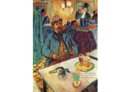 R7-88 Henri Toulose-Lautrec - Monsieur Boleau v kavárně