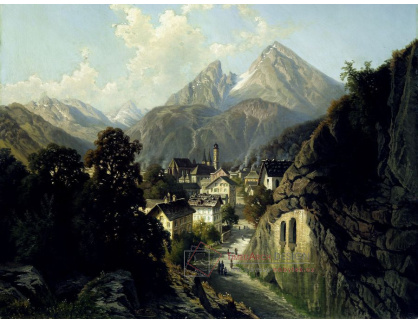 VN-232 Theodor Nocken - Pohled na Berchtesgaden