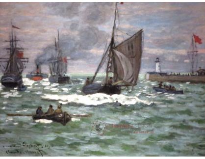A-290 Claude Monet - Vstup do přístavu Le Havre