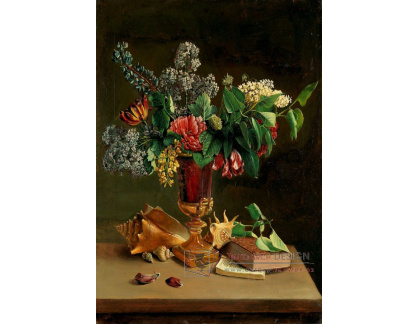 A-1467 Knud Bergslien - Zátiší s květinami