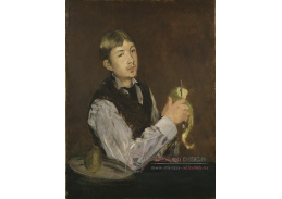A-6031 Édouard Manet - Mladý chlapec při loupání hrušky