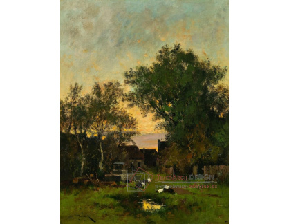 A-8551 Eugene Galien-Laloue - Soumrak na venkově