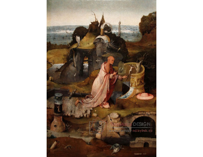 D-6325 Hieronymus Bosch - Triptych svatých, střední panel