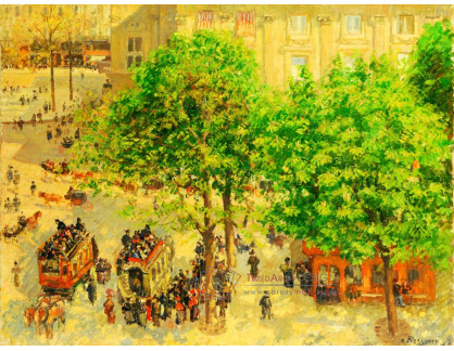 VCP-329 Camille Pissarro - Divadelní náměstí v Paříži