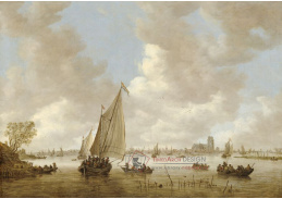 D-7326 Jan van Goyen - Pohled na Dordrecht ze severu