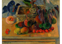 A-136 Paul Gauguin - Zátiší s košem a ovocem