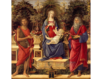 VR17-33 Sandro Botticelli - Madonna se svatými
