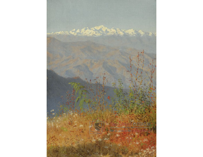 VR-543 Vasilij Vereščagin - Západ slunce v Himalájích