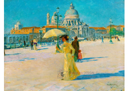 DDSO-913 Max Schlichting - Pohled z Piazzetta Santa Maria della Salute a Dogana