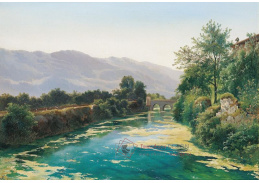 SO VIII-49 Karl Haunold - Krajina s mostem přes řeku