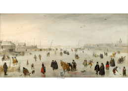 A-2589 Hendrick Avercamp - Scéna na ledě
