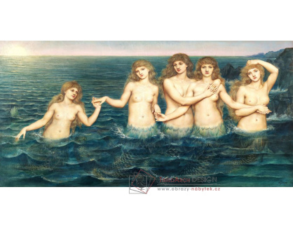 A-3839 Evelyn de Morgan - Mořské panny