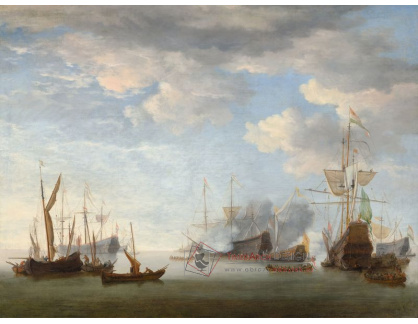 D-6536 Willem van der Velde - Námořní bitva