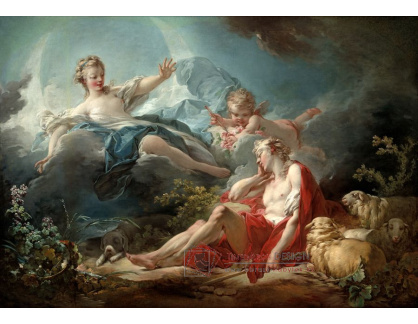 D-7335 Jean Honoré Fragonard - Diana a Endymion