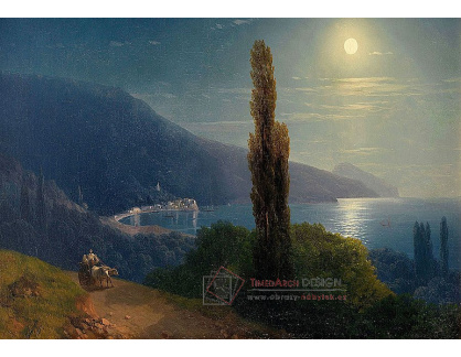 VR-369 Ivan Konstantinovič Ajvazovskij - Pohled na Krym v noci