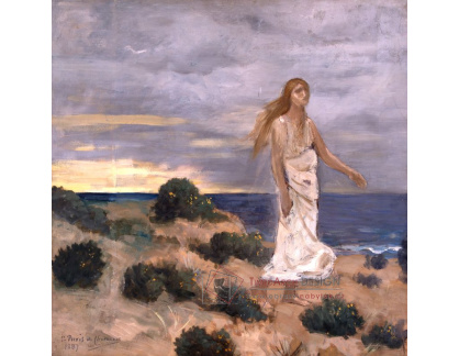 SO XII-495 Pierre Puvis de Chavannes - Žena na pláži