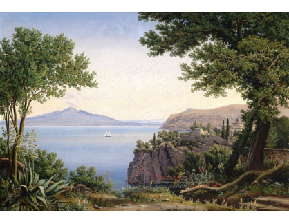 SO XIII-107 Carl Ludwig Rundt - Pohled na Vesuv