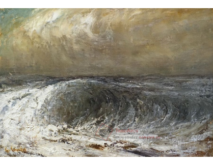 A-2134 Gustave Courbet - Bouře na moři