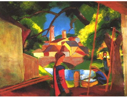 A-6056 August Macke - Děti u fontány