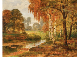 A-6786 Alois Arnegger - Podzimní les s řekou