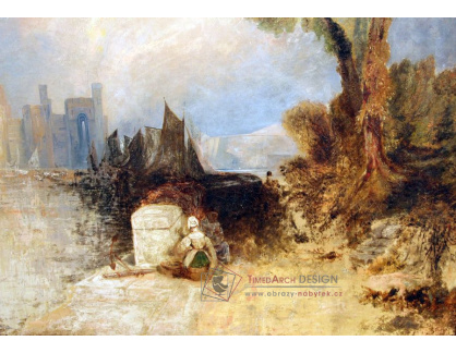 D-6243 Joseph Mallord William Turner - Hrad Carnaevon